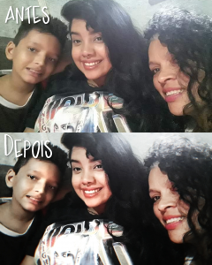 mother daughter son before after photo foto dia das mães