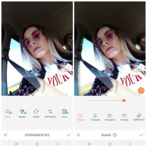 selfie photo sunglasses girl blonde editing
