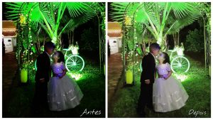 kids wedding night photo