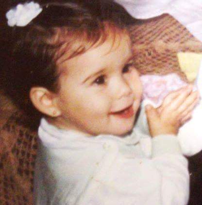 foto antiga de uma bebê