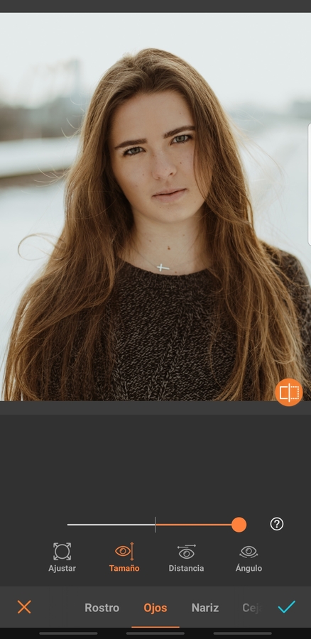 foto de mujer con cabello largo