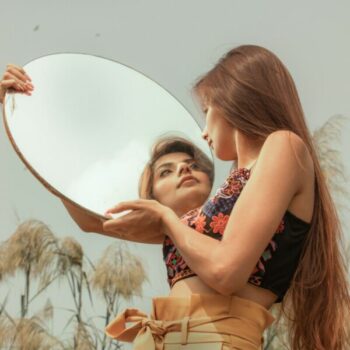 Colocando um espelho em sua foto