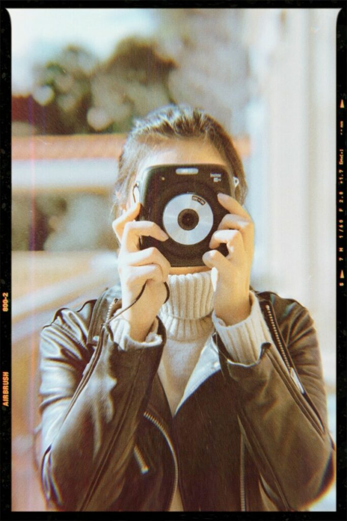 Faça fotos com câmera