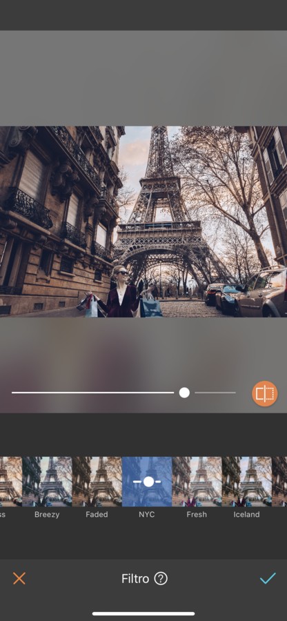Paris editada con Filtro NYC