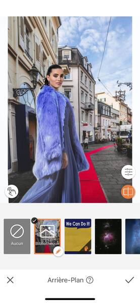 Un look de Fashion Week avec AirBrush14