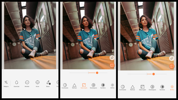 Tutorial de edição para deixar uma foto estilo Tumblr usando as ferramentas do AirBrush