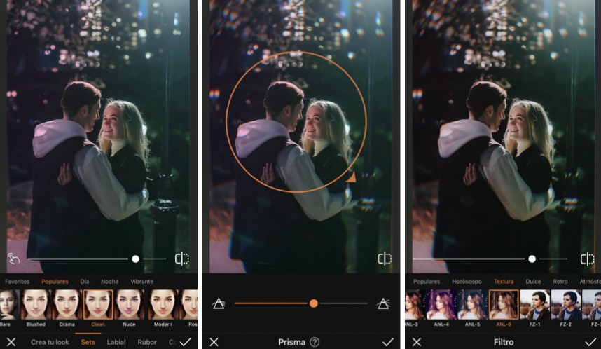 edición de fotos oscuras de noche