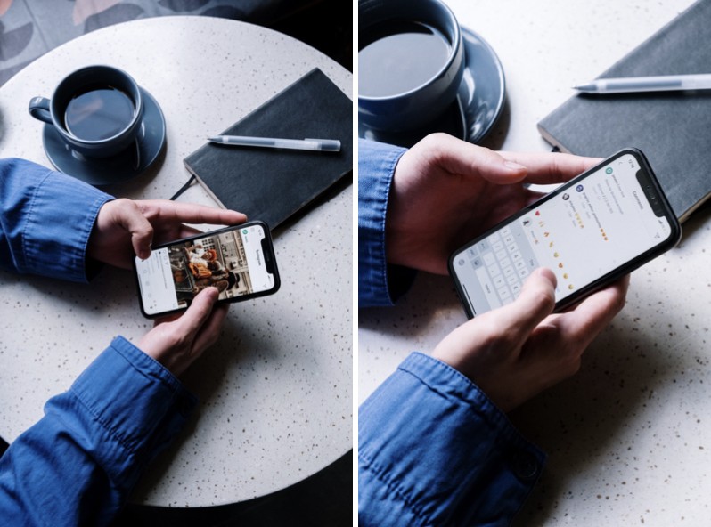 escribir captions de instagram