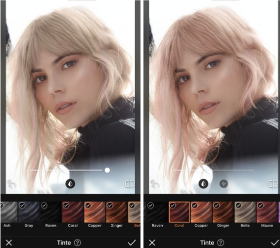 herramientas de cabello de AirBrush