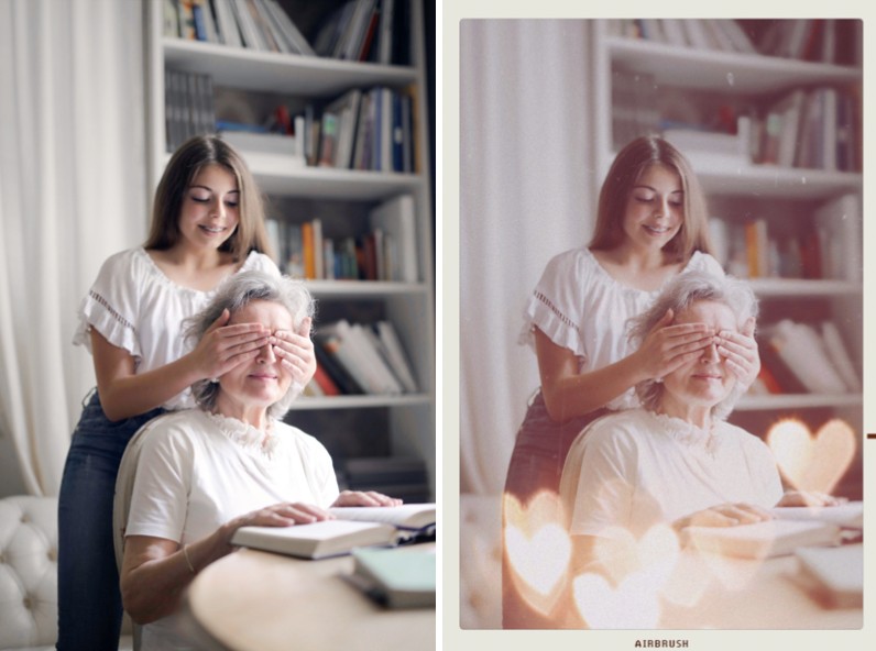 edición de fotos lindas con abuelos