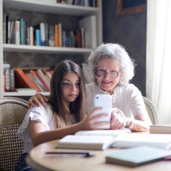 Cómo editar la foto más linda con tus abuelos