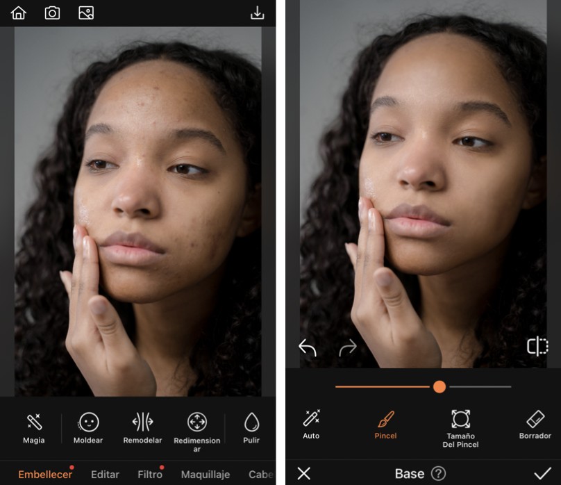 Cómo editar las fotos de maquillaje más perfectas • AirBrush