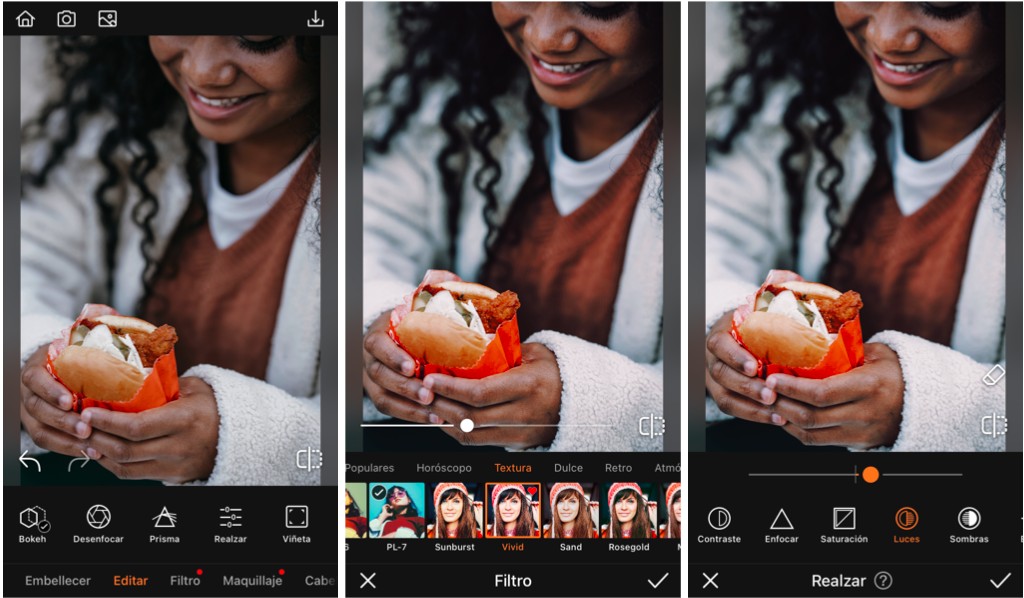 5 fotos con comida
