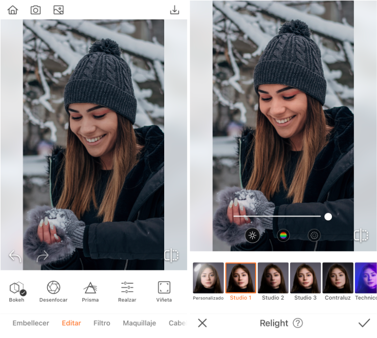 fotos en la nieve