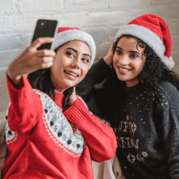 A Christmas Selfies Pro Edit with these 4 AirBrush Tools