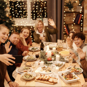 Cómo editar la foto de Navidad en familia perfecta