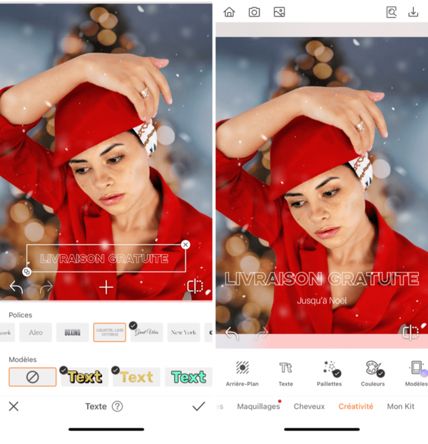 Donnez vie à vos idées promotionnelles de Noël avec AirBrush